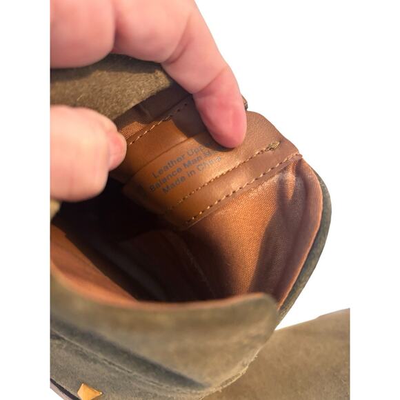 Franco Sarto Women’s Hero, Olive Green Leather Suede Ankle Booties, Size 8.5 - Picture 6 of 6